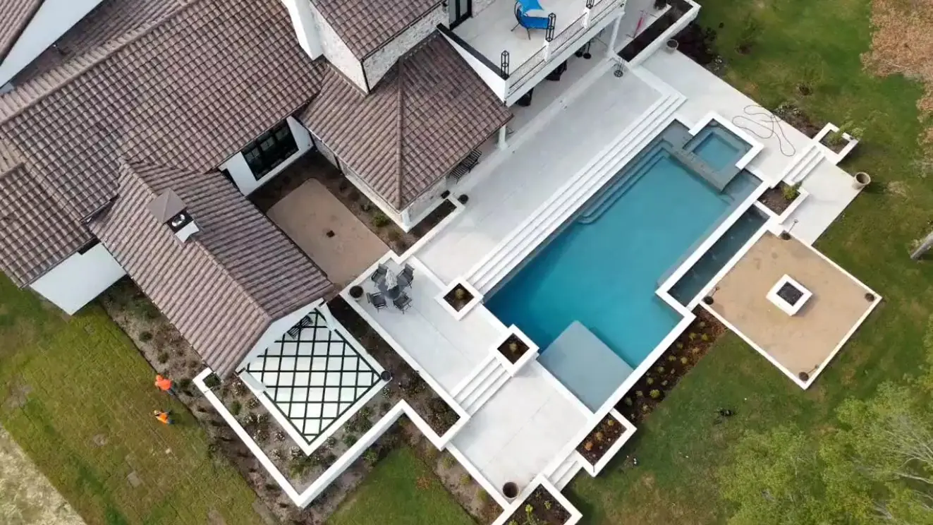 Dashingly residential pool project in Tomball, TX