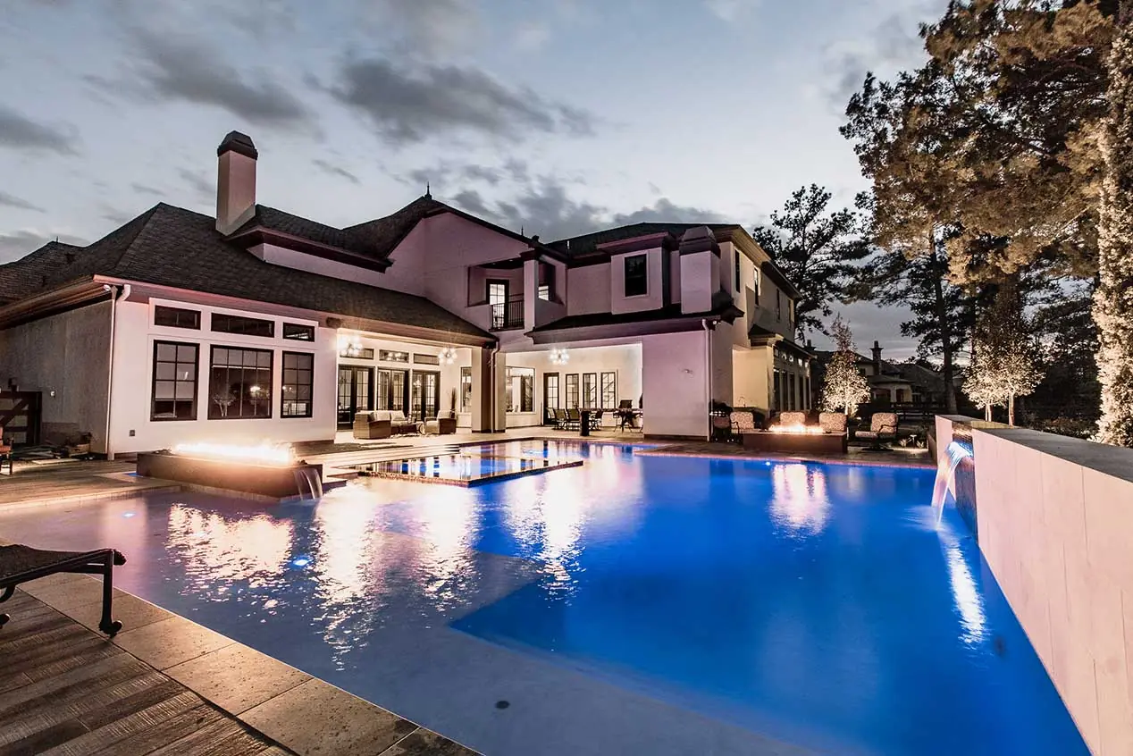 Copper Bottom residential pool project in Tomball, TX