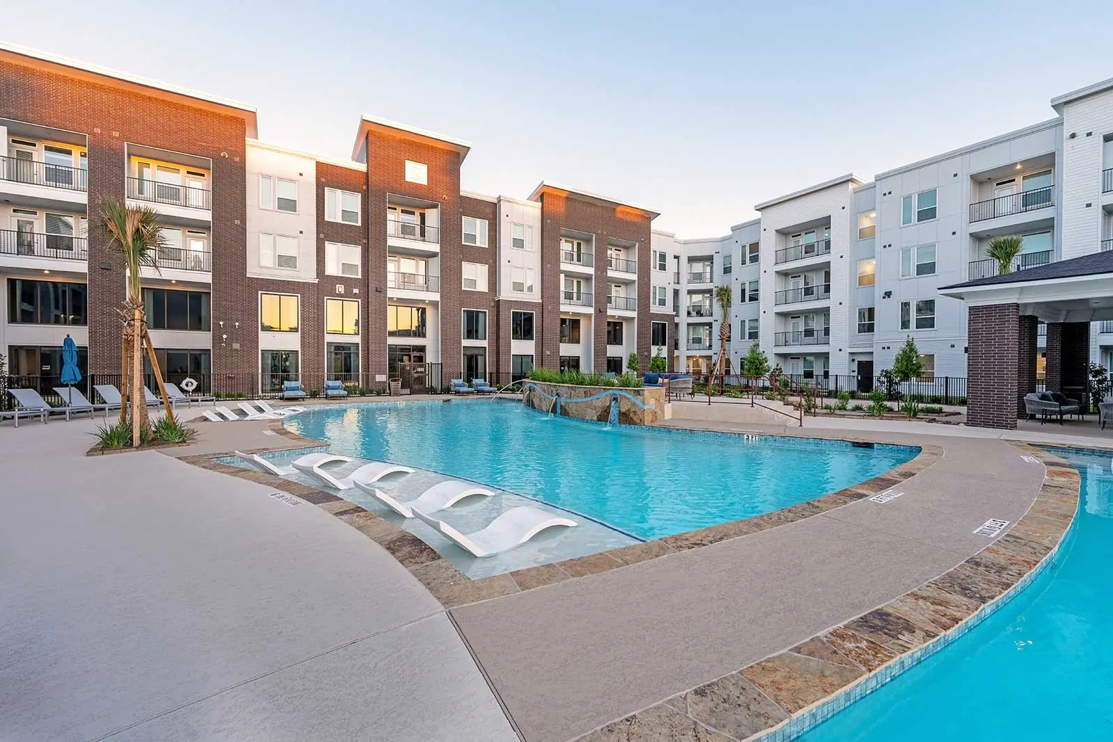 Eleve Apartments commercial pool project in Humble, TX