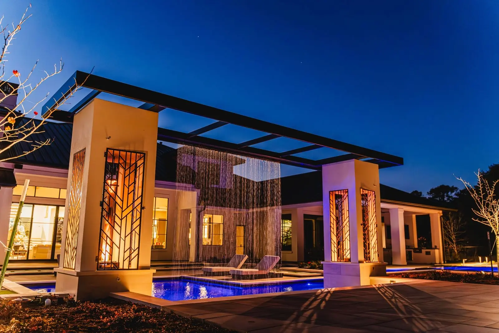 Harper Cliff residential pool project in Hockley, TX