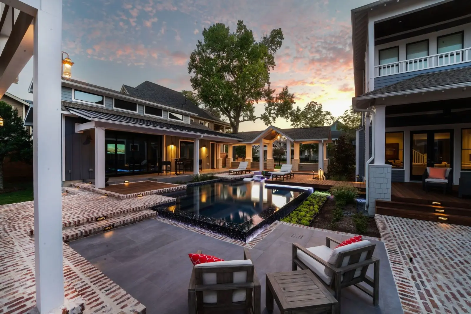 Jensen residential pool project in The Heights, Houston, TX