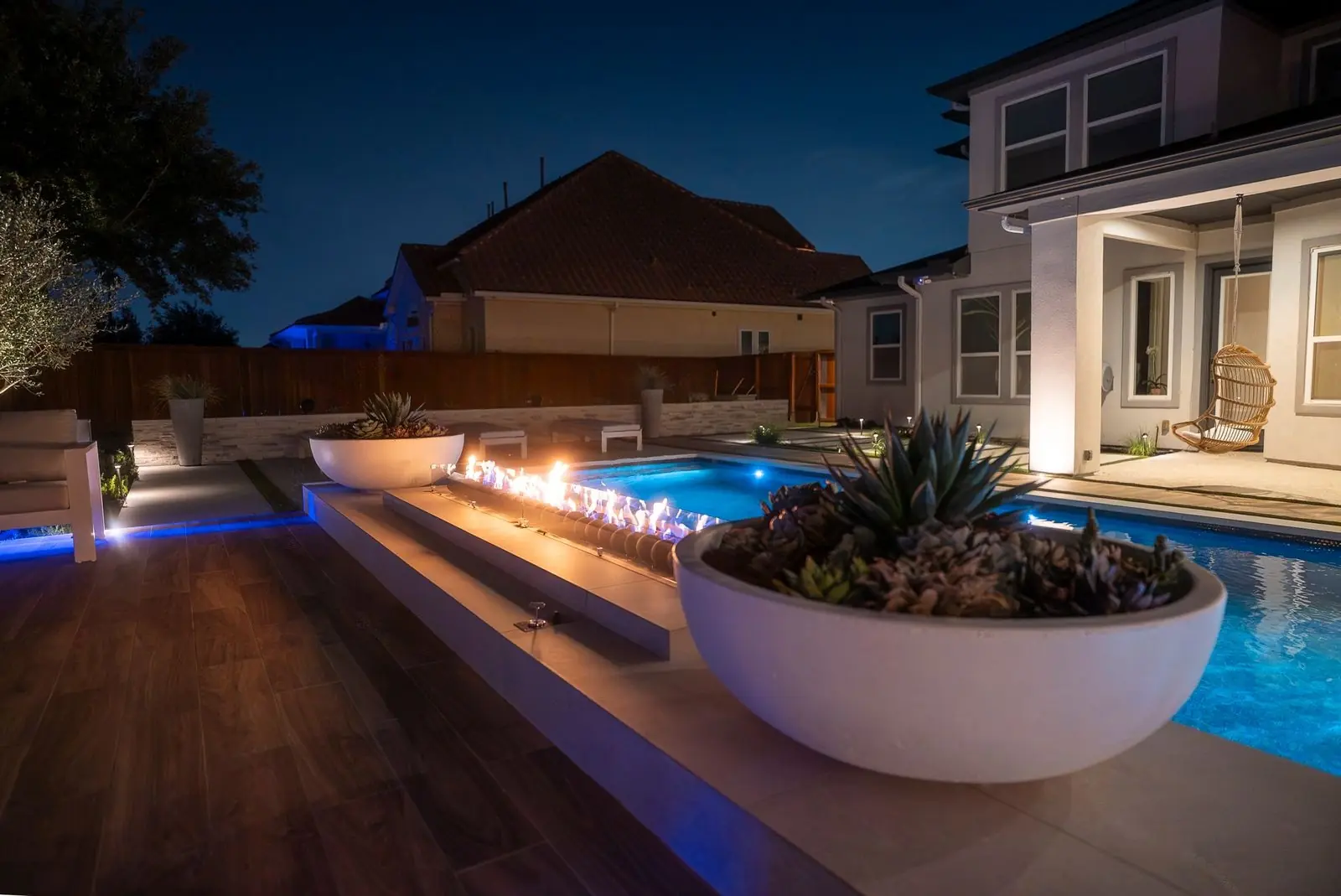 Odumosu residential pool project in Cypress, TX